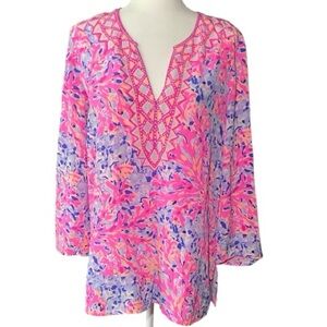 Lilly Pulitzer Multicolor Patterned Blouse
